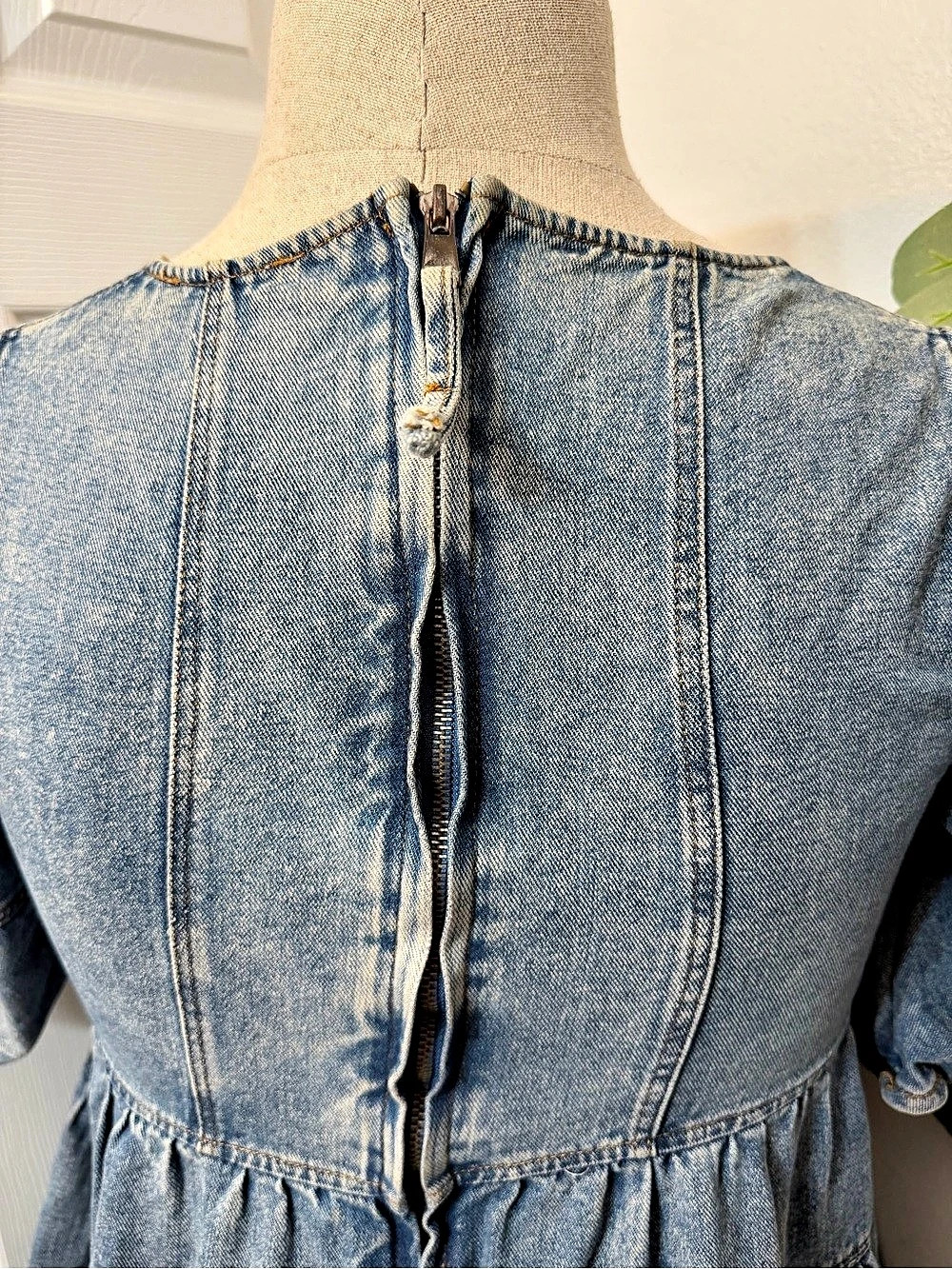 jacquie the label Denim Babydoll Dress - Picture 4 of 10